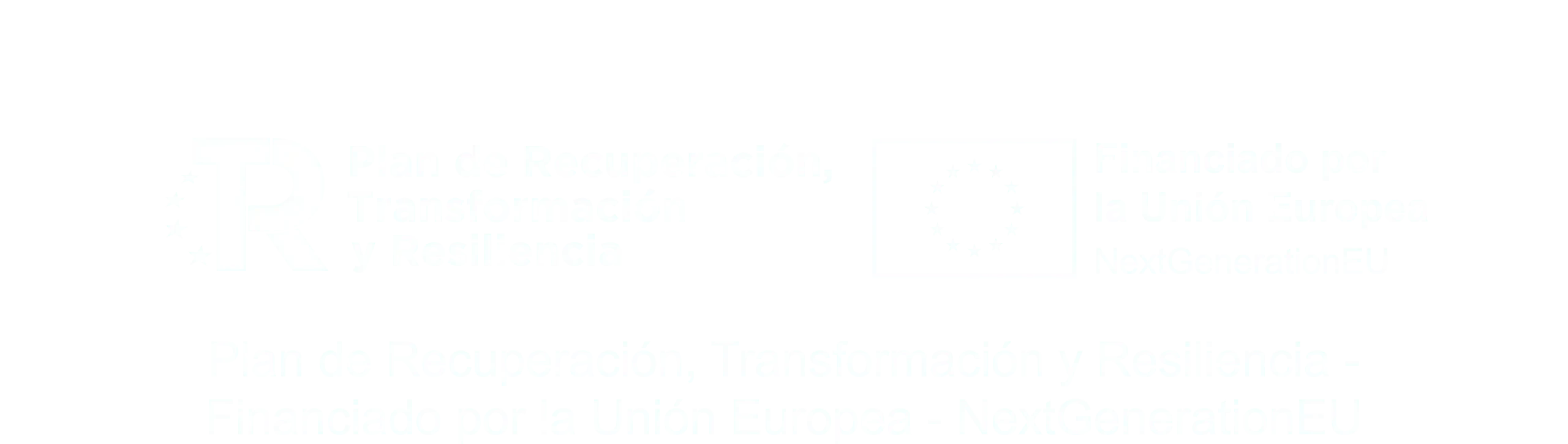 Logo fondos europeos blanco
